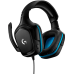 LOGITECH G432 Wired Gaming Headset 7.1 - LEATHERETTE - BLACK/BLUE - USB LOGITECH G432 Wired Gaming Headset 7.1 - LEATHERETTE - BLACK/BLUE - USB