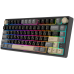 ROYAL KLUDGE R75 Phantom Gaming Keyboard K silver switch