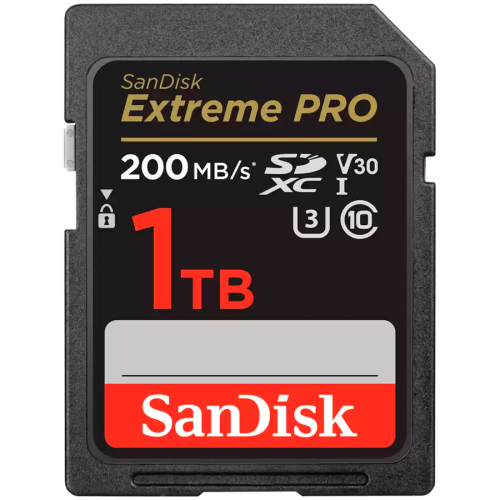Card Cataligue SANDISK Extreme PRO 1TB SDXC Memory Card + 2 years RescuePRO Deluxe up ...