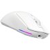 LORGAR Gaming Mouse MSA10WR Advanced Wireless PixArt 3311 White