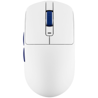 ROYAL KLUDGE M30 White Blue Gaming Mouse PAW 33111K