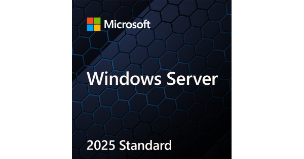 Windows Svr Std 2025 64Bit English 1pk DSP OEI DVD 16 Core