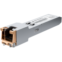 Ubiquiti UACC-CM-RJ45-1G SFP to RJ45 transceiver module that delivers Ubiquiti UACC-CM-RJ45-1G SFP to RJ45 transceiver module that delivers