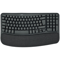 LOGITECH Wave Bluetooth ergonomic keyboard - GRAPHITE - US INT'L LOGITECH Wave Bluetooth ergonomic keyboard - GRAPHITE - US INT'L