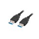 Lanberg USB-A M/M 3.0 cable 1m Lanberg USB-A M/M 3.0 cable 1m