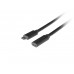 Lanberg USB-C M/F 3.1 cable 0.5m
