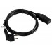 Lanberg CEE 7/7 -> IEC 320 C19 power cord 16A 1.8m VDE Lanberg CEE 7/7 -> IEC 320 C19 power cord 16A 1.8m VDE