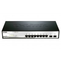D-Link 10-Port Gigabit Smart Switch with 2 SFP ports D-Link 10-Port Gigabit Smart Switch with 2 SFP ports