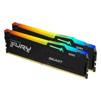 Kingston FURY Beast RGB 32GB (2x16GB) DDR5 6000 MHz CL30 Black Kingston FURY Beast RGB 32GB (2x16GB) DDR5 6000 MHz CL30 Black