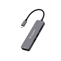 Verbatim USB-C Essentials Multiport Hub 6 Port with card reader Verbatim USB-C Essentials Multiport Hub 6 Port with card reader