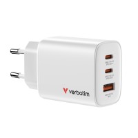 Verbatim Essentials GaN Charger 65W EU plug White Verbatim Essentials GaN Charger 65W EU plug White