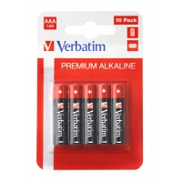 Verbatim ALKALINE BATTERY AAA 10 PACK (HANGCARD) Verbatim ALKALINE BATTERY AAA 10 PACK (HANGCARD)
