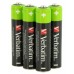 Verbatim RECHARGEABLE BATTERY AAA 4 PACK / HR03