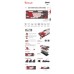 А4tech Геймърска механична клавиатура Bloody Naraka S87  TKL Backlit Red Switch , USB