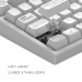 Геймърскa безжична клавиатура Dark Project ALU81A Terra Nova R2 White RGB Геймърскa безжична клавиатура Dark Project ALU81A Terra Nova R2 White RGB