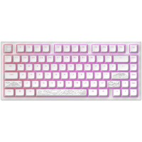 Геймърскa механична клавиатура Dark Project ALU81A Terra Nostra White 