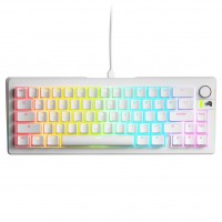 Геймърска механична клавиатура Glorious GMMK 3 65% White - Fox Linear 