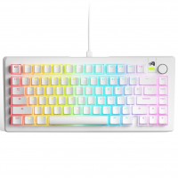 Геймърска механична клавиатура Glorious GMMK 3 75% White - Fox Linear Геймърска механична клавиатура Glorious GMMK 3 75% White - Fox Linear