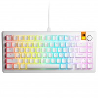 Геймърска механична клавиатура Glorious GMMK 3 HE 75% White - Fox HE S Геймърска механична клавиатура Glorious GMMK 3 HE 75% White - Fox HE S