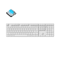 Геймърска механична клавиатура Keychron K5 Pro White QMK/VIA Full-Size
