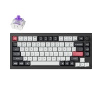 Механична клавиатура Keychron Q1 HE QMK 75% Carbon Black - Wireless Механична клавиатура Keychron Q1 HE QMK 75% Carbon Black - Wireless