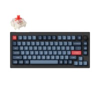 Механична клавиатура Keychron V1 MAX QMK 75% Carbon Black - Wireless Механична клавиатура Keychron V1 MAX QMK 75% Carbon Black - Wireless