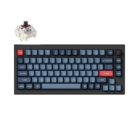 Механична клавиатура Keychron V1 MAX QMK 75% Carbon Black - Wireless Механична клавиатура Keychron V1 MAX QMK 75% Carbon Black - Wireless