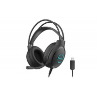 Слушалки с микрофон A4TECH Fstyler FH300U, LED Backlit, Черни