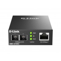 Медиа конвертор D-link DMC-G10SC/E, 100/1000Base-T to 1000Base-LX SC Single-Mode (10 km)