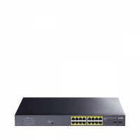 Суич Cudy GS1020PS2, 16 x Gigabit PoE, 2 x Gigabit SFP Суич Cudy GS1020PS2, 16 x Gigabit PoE, 2 x Gigabit SFP