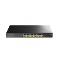 Суич Cudy GS1028PS2, 24 портов, 10/100/1000, 24× GbE with 802.3at/af P Суич Cudy GS1028PS2, 24 портов, 10/100/1000, 24× GbE with 802.3at/af P