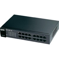 Суич ZYXEL GS1100-16, 16 портов, Gigabit, за монтиране в шкаф Суич ZYXEL GS1100-16, 16 портов, Gigabit, за монтиране в шкаф