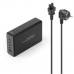 HAMA Зарядна станция 240 W, GaN, Fast Charger, 4 x USB-C, 1 x USB-A, PD HAMA Зарядна станция 240 W, GaN, Fast Charger, 4 x USB-C, 1 x USB-A, PD