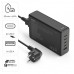 HAMA Зарядна станция 240 W, GaN, Fast Charger, 4 x USB-C, 1 x USB-A, PD HAMA Зарядна станция 240 W, GaN, Fast Charger, 4 x USB-C, 1 x USB-A, PD