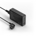 HAMA Зарядна станция 240 W, GaN, Fast Charger, 4 x USB-C, 1 x USB-A, PD HAMA Зарядна станция 240 W, GaN, Fast Charger, 4 x USB-C, 1 x USB-A, PD