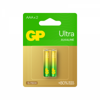 Алкална батерия GP ULTRA LR03 AAA /2 бр. в опаковка/ блистер 1.5V GP,G