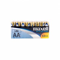Алкални батерии MAXELL LR6 1,5V AA 32 бр. pack Алкални батерии MAXELL LR6 1,5V AA 32 бр. pack
