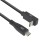 ACT Кабел USB-C - USB-C, 10Gbps, 60W, 1 м, конектори - 1 x прав и 1 x на 90° up/down angled ACT Кабел USB-C - USB-C, 10Gbps, 60W, 1 м, конектори - 1 x прав и 1 x на 90° up/down angled
