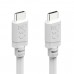 HAMA Кабел за зареждане USB-C - USB-C, 60 W, 1 m, бял