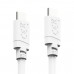 HAMA Кабел за зареждане USB-C - USB-C, 60 W, 1 m, бял