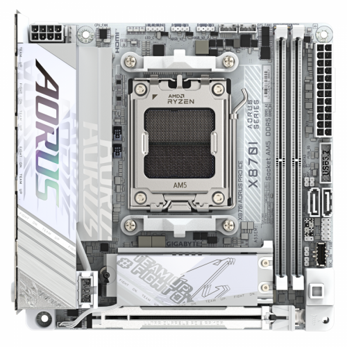 Дънна платка GIGABYTE X870I AORUS PRO ICE WIFI 7, Socket AM5