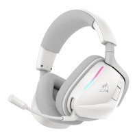 Геймърски безжични слушалки с микрофон Corsair VOID v2 - White