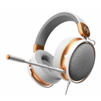 Геймърски слушалки Dark Project Sono Wired - White/Gold Геймърски слушалки Dark Project Sono Wired - White/Gold