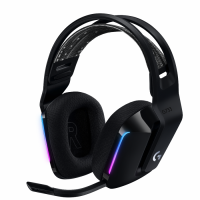 Геймърски слушалки Logitech G733 Lightspeed Wireless RGB, Микрофон, Че