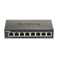 Суич D-Link DGS-1100-08V2, 8 портов 10/100/1000 Gigabit Smart Switch, управляем