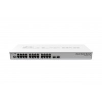 Суич Mikrotik CRS326-24G-2S-RM, 24xGigabit LAN, 2xSFP+ cages Суич Mikrotik CRS326-24G-2S-RM, 24xGigabit LAN, 2xSFP+ cages