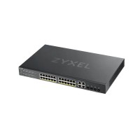 Суич ZYXEL GS1920-24HPV2, 24 портов Gigabit Smart-Managed PoE, за монт Суич ZYXEL GS1920-24HPV2, 24 портов Gigabit Smart-Managed PoE, за монт