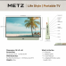 METZ Портативен телевизор 24MPE7200Z 24" LED FHD(1920x1080) GoogleTV, HDR10, зелен