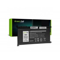 Батерия за лаптоп GREEN CELL, Dell WDXOR-H, Dell Inspiron 13 5368, 5378, 5379, 14 5482, 15 5565, 5567, 5568, 5570, 5578, 5579, 7560, 7570, 17 5770, 11.4V, 3400mAh