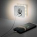 HAMA LED нощна лампа с контакт, 2x USB изхода